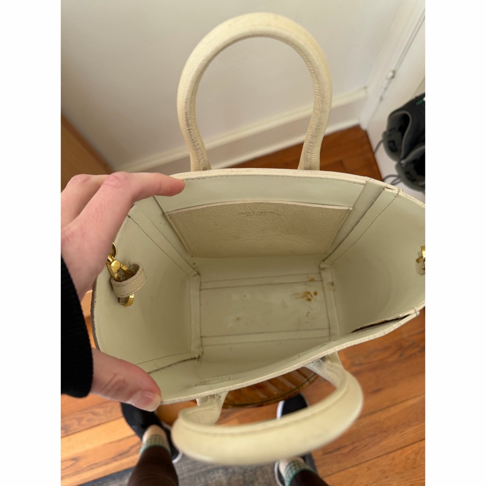 Mansur Gavriel Ivory Pebble Tote - Picture 8 of 8